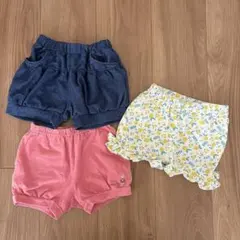 ベビー　ショートパンツ3点セット（95cm）　西松屋　イオン　KP