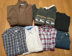 メンズ トップス ボトムス まとめ売り 7点セット　服　Мサイズ