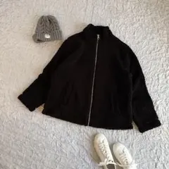 メンズ　ブルゾン　ジャケット　ジャンバー　H&M XL　モコモコ