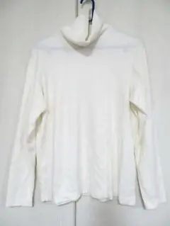 UNIQLO　ヒートテックフリースタートルネックT　長袖　XL　美品　ホワイト