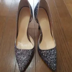 R&Eラメパンプス