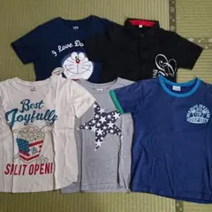 130cm Tシャツ 男の子 5枚セット