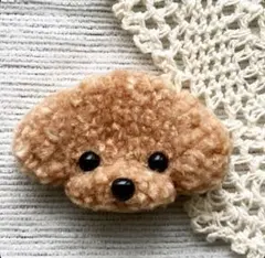 メルカリ便☆トイプードル⭐︎犬⭐︎バッジ⭐︎ハンドメイド⭐︎No.188