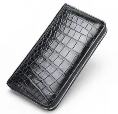 激安　金運アップ　クロコダイルレザー　長財布　男女兼用 ワニ革