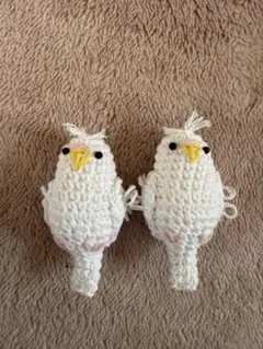 羽衣セキセイインコ 編みぐるみ