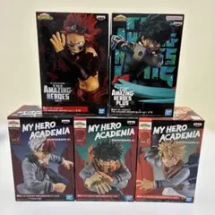 僕のヒーローアカデミア フィギュア 緑谷出久 爆豪勝己 轟焦凍　他　5点セット
