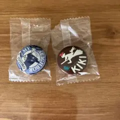 ジブリがいっぱい缶バッジコレクション　キキ　トトロ　2種