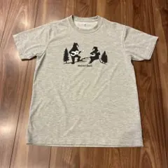 mont-bell クマイラスト Tシャツ XS グレー