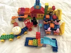 LEGO DUPLO デュプロ　ミッキー　ペッパピッグ　学校&列車セット