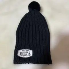 黒ニット帽