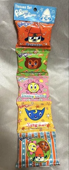 平成レトロ　パラッパラッパー　ポケットティッシュ