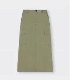 【美品】GU　ジーユー　カーゴロングスカートQ