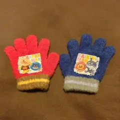 アンパンマン バイキンマン 手袋 2色セット