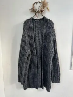 mizuiroind ミズイロインドざっくり　ニット　カーディガン