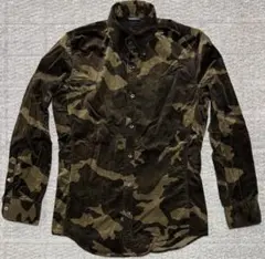 JUN HASHIMOTO CAMO B,D SHIRTS 4 XL ベロア調