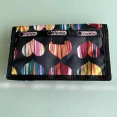 LeSportsac マルチケース ハートストライプ　ａ