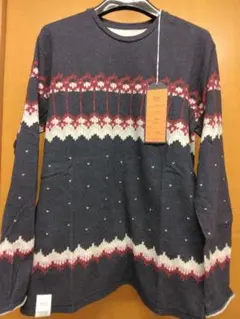 WHIZ LIMITED ノルディックプリント 9分袖 カットソー 下野さん着のサムネイル