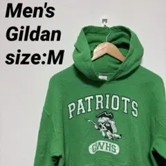 Gildan 緑 パーカー M PATRIOTS GWHS