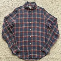 フィナモレ（Finamore）リネンシャツ ネイビー 15/38サイズ - メルカリ