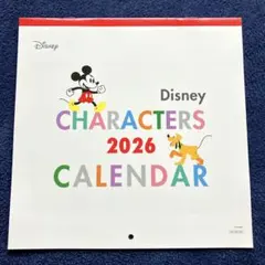 【非売品】Disney Characters 2026 壁掛けカレンダー