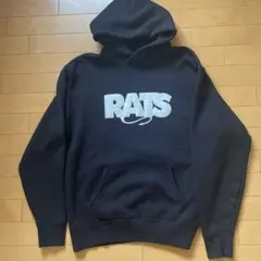 RATS BOX LOGO スウェットパーカblack 新品未使用 XLサイズのサムネイル