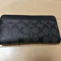 Coach モノグラム 長財布 ブラック