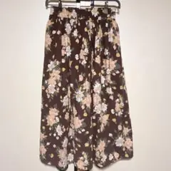 SamansaMos2 サマンサモスモス SM2 花柄 スカート ロングスカート