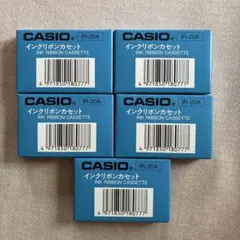 신품 미사용 CASIO カシオ インクリボンカセット IR-20A 5個セット