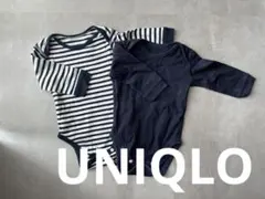 ユニクロ 肌着 長袖ロンパース 70