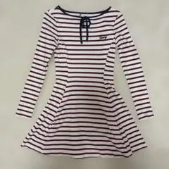 TOMMY JEANS ボーダー ワンピース 長袖のサムネイル