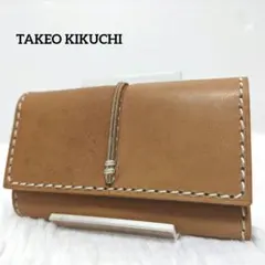TAKEO KIKUCHI タケオキクチ 5連キーケース ロゴ刻印 レザーのサムネイル