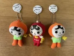 人権イメージキャラクター　まもる君2個＆あゆみちゃん　ストラップ 3個セット