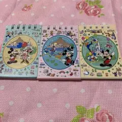 東京ディズニーリゾート メモ帳 3冊セット