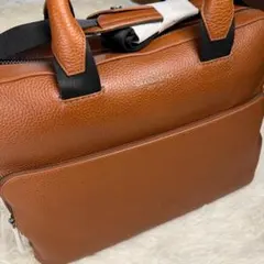 【未使用品】COLE HAAN GRANDSERIES ブリーフケース ブラウンのサムネイル