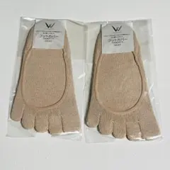 【新品】SASAWASHI 5本指 フットカバー ベージュ ささ和紙 22〜24