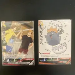 ハイキュー!! バボカ!! 宮・古森 ヒナガラス プロモ 2枚セット