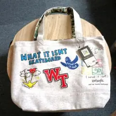 ワット イット イズント マークゴンザレス リバーシブルトートバッグ　新品未使用