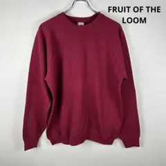 【FRUIT OF THE LOOM】90s USA製 ラグラン 無地スウェット