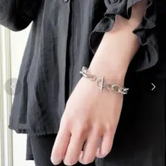合金製チェーンブレスレット