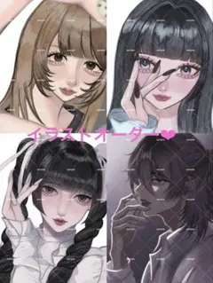 ポストカード イラストオーダー 夢絵依頼 ポストカード - メルカリ
