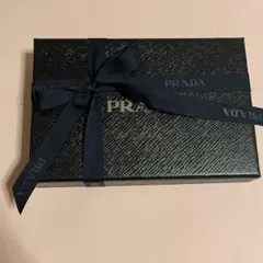 PRADA バーガンディ ベルベットリボンヘアクリップ ボックス付き未使用