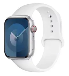 AppleWatch シリコンバンド ホワイト 42/44/45/46/49mm