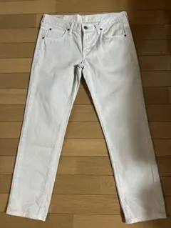 【Lady Lee RIDERS】カラーデニムパンツ ベージュ Mサイズ