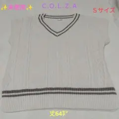 ✨未使用✨C.O.L.Z.A ノースリーブニット Sサイズ