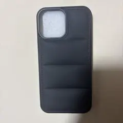 iPhone13pro Max用ケース ブラック ダウンジャケット風