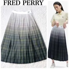 美品✨️フレッドペリー　Tartan Print Skirt プリーツ チェックのサムネイル