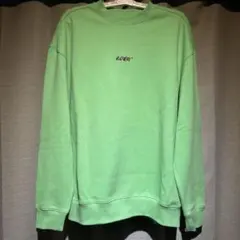 ADER error クルーネック スウェット ライトグリーンのサムネイル