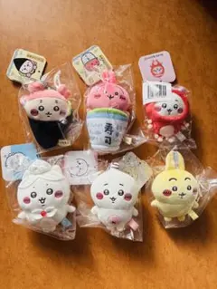 ちいかわ ハチワレ うさぎ カニちゃん 古本屋 マスコット まとめ売り