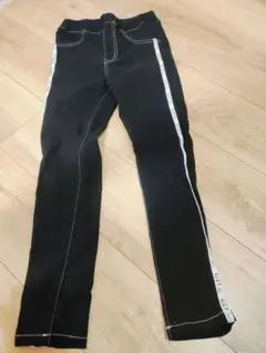 ブラック ロングパンツ 150