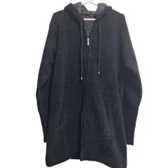 フード付きブラックジャケット Mサイズ